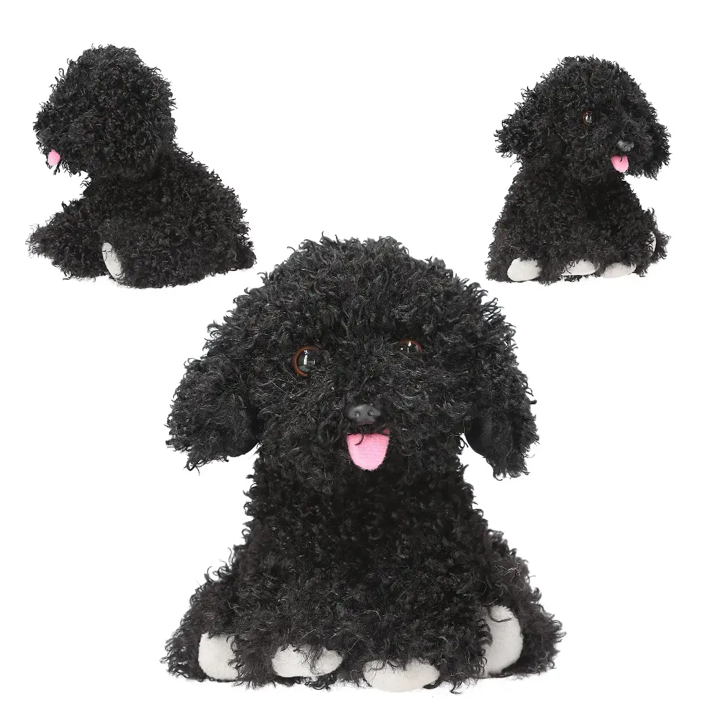 Peluche Perro Negro 16 cm -TOPModel