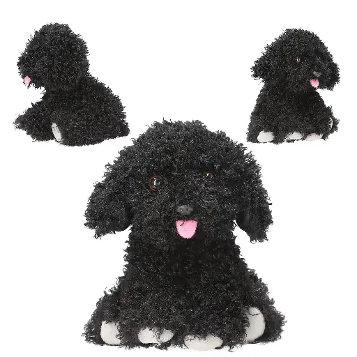 [13515_A] Peluche Perro Negro 16 cm -TOPModel