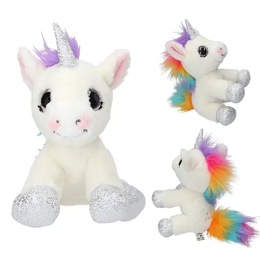 [13634_A] Peluche Unicornio Blanco 22 cm - Ylvi