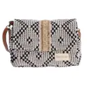 Bolso Bandolera de Tela con Patrón Geométrico - FORTime