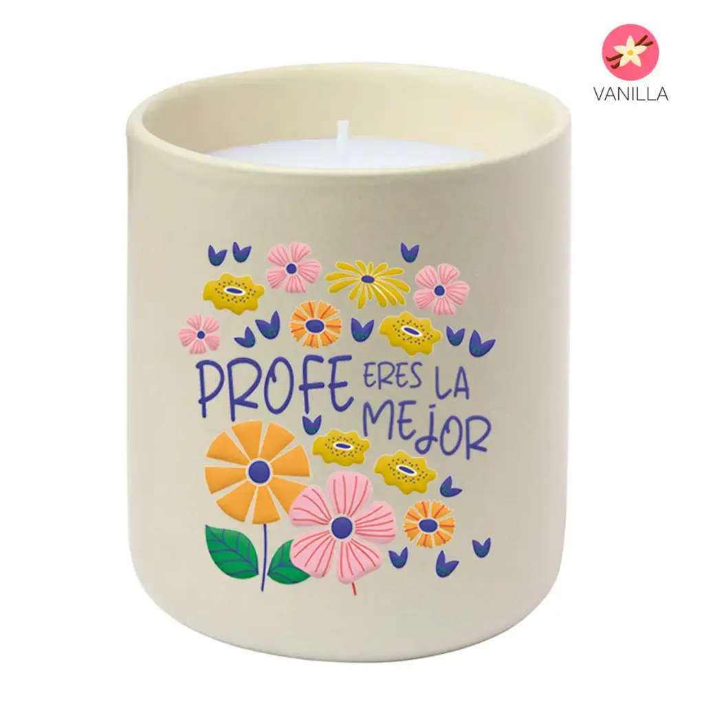Vela Aromática "Profe Eres La Mejor" - L'Informal