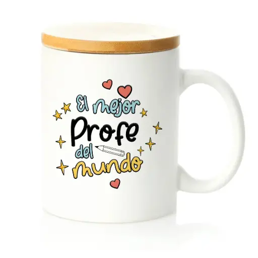 [TTB71] Taza Bambú "El Mejor Profe del Mundo" - L'Informal