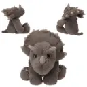 Peluche Floppy Triceratops 25 cm - DinoWorld