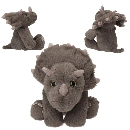 [13435] Peluche Floppy Triceratops 25 cm - DinoWorld