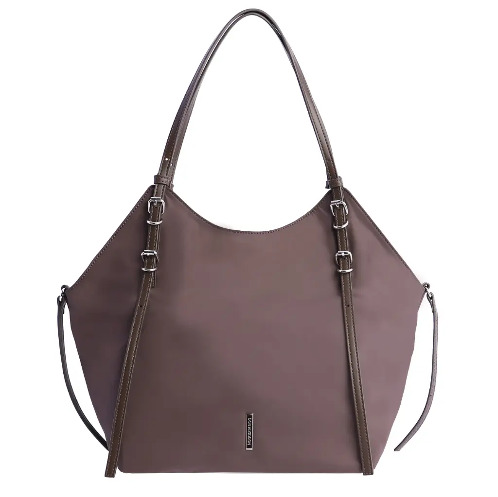 Bolso Hombro Taupe - Don Algodón