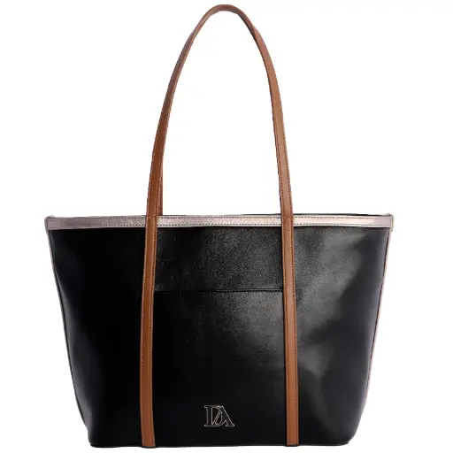 [0RI7824001] Shopper Negro - Don Algodón