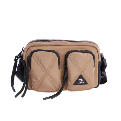 [0RI7833012] Bandolera Camel - Don Algodón