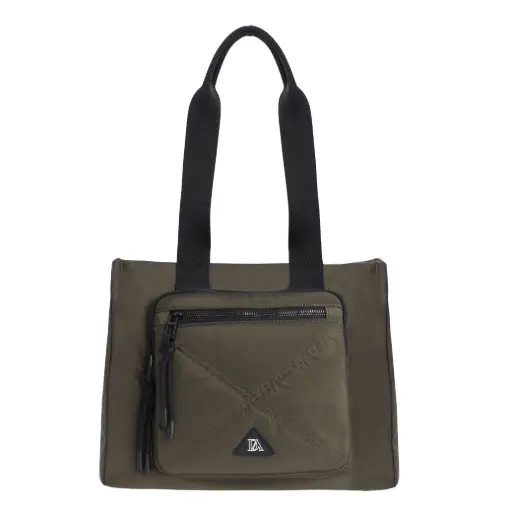 [0RI7834127] Bolso Hombro Kaki - Don Algodón