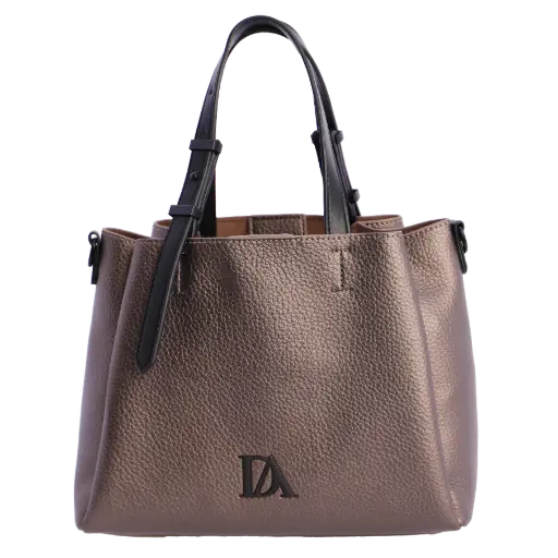 [0RI7856300] Bolso Mano C/B Estaño - Don Algodón