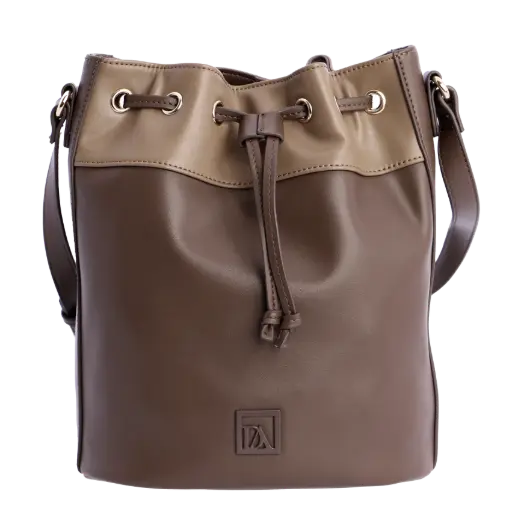 [0RI7854051] Bolso Saco Marrón - Don Algodón