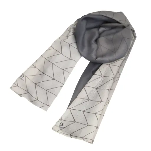 [0RI9674000] Pañuelo Degradado Grises - Don Algodón