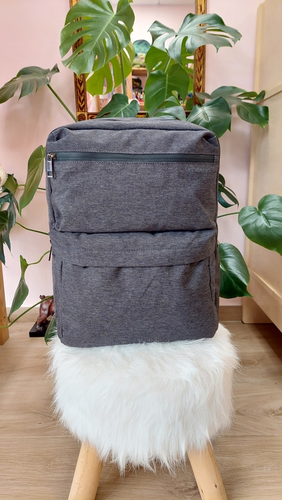 Mochila Para Portátil Color Gris Oscuro - Torrens